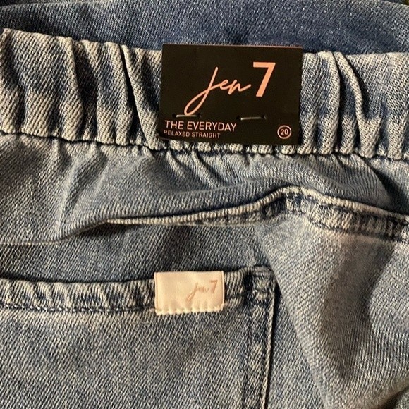 Jen7 by 7 For All Mankind The Everyday Relaxed Straight Leg Denim Size 20 - Picture 4 of 8